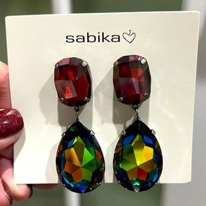 Sabika Collector Showroom Double Teardrop earrings